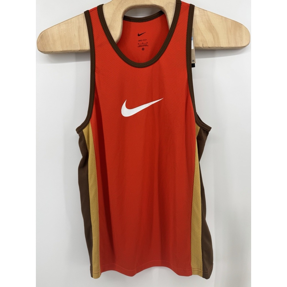 NWT Nike Dri FIT Basketball Jersey Mens M Picante Red DV9967 633